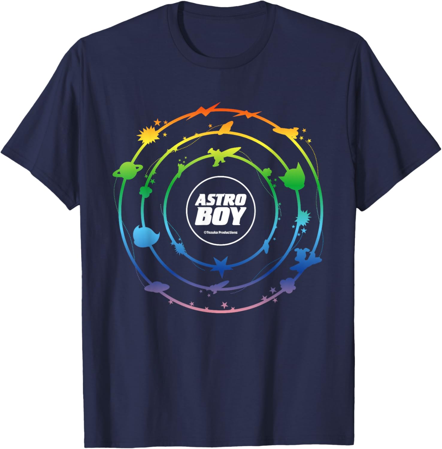 Astro Boy Rainbow World T-Shirt - T-Shirt | Navy