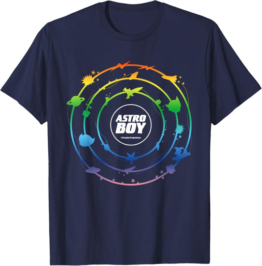 Astro Boy Rainbow World T-Shirt - T-Shirt | Navy
