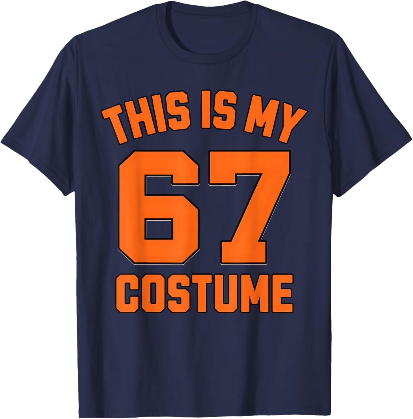 Brainrot Meme Boys Kids 67 This is My Halloween 67 Costume T-Shirt - T-Shirt | Navy