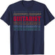 Guitarist Funny Layered Text Guitar Lover Men Women Kids T-Shirt - T-Shirt | Navy