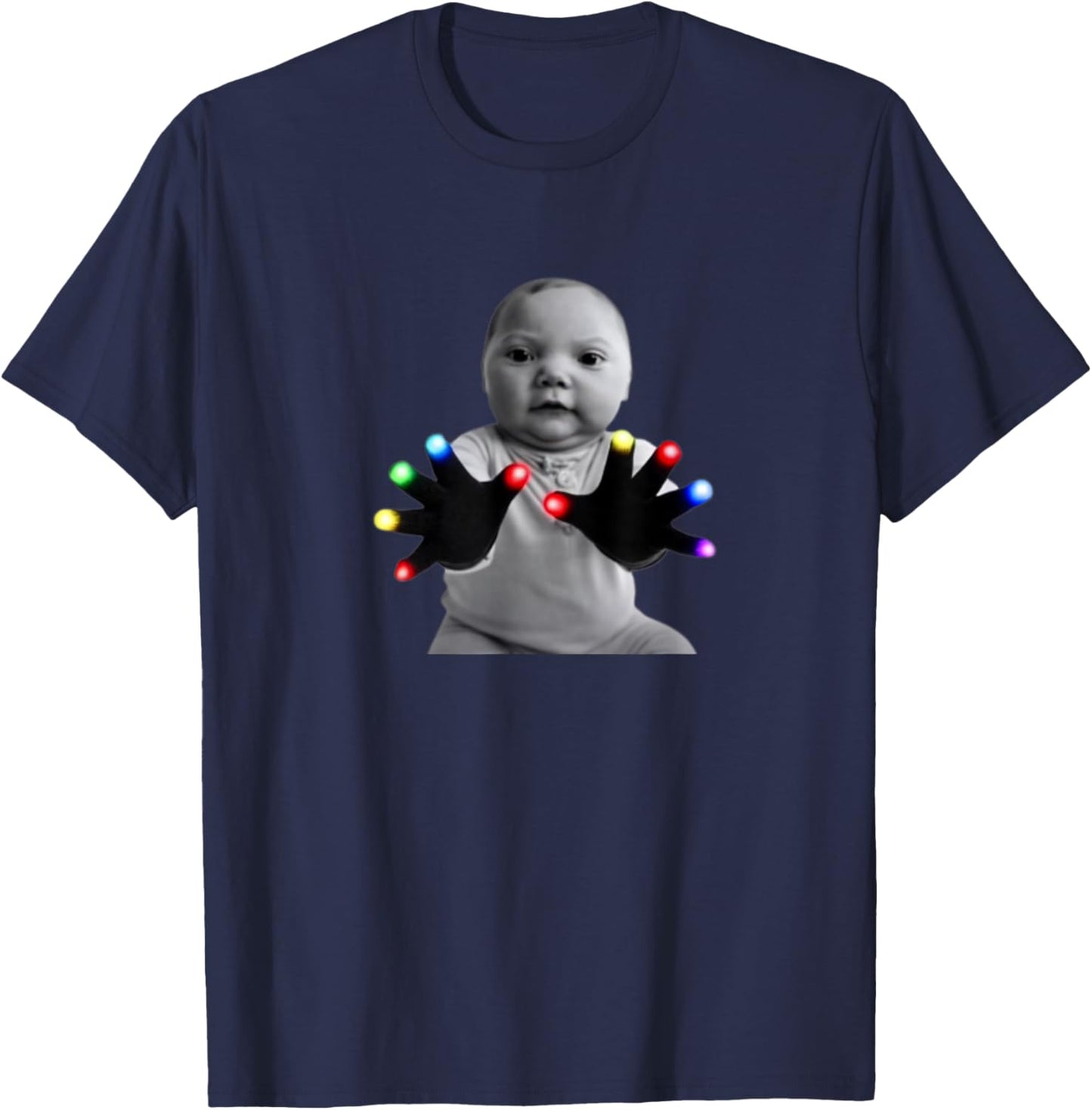 Funny Tuff Baby Ai Gloving Meme T-Shirt - T-Shirt | Navy