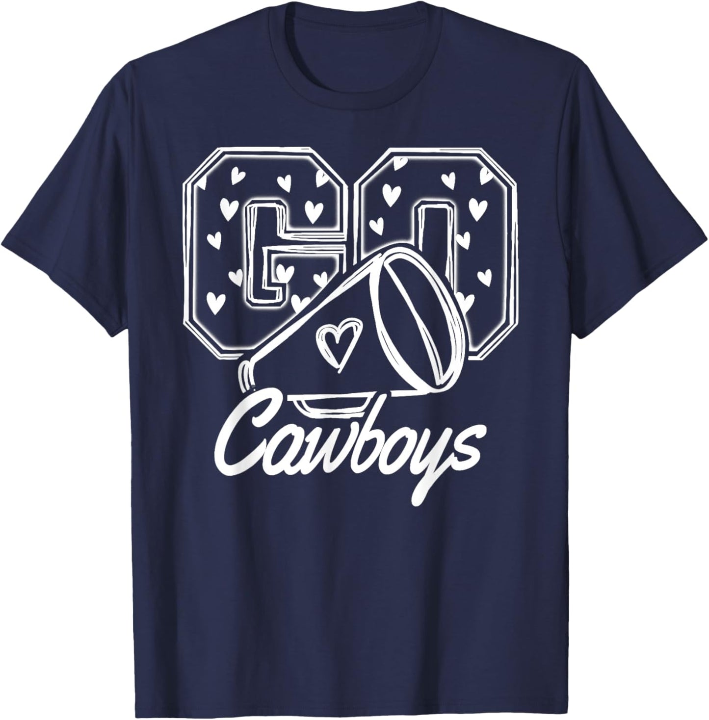This Girl Loves Her Cowboys USA Design Women & Kids T-Shirt - T-Shirt | Navy