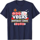 Vegas Birthday Crew - Vegas Birthday Squad 2026 T-Shirt - T-Shirt | Navy