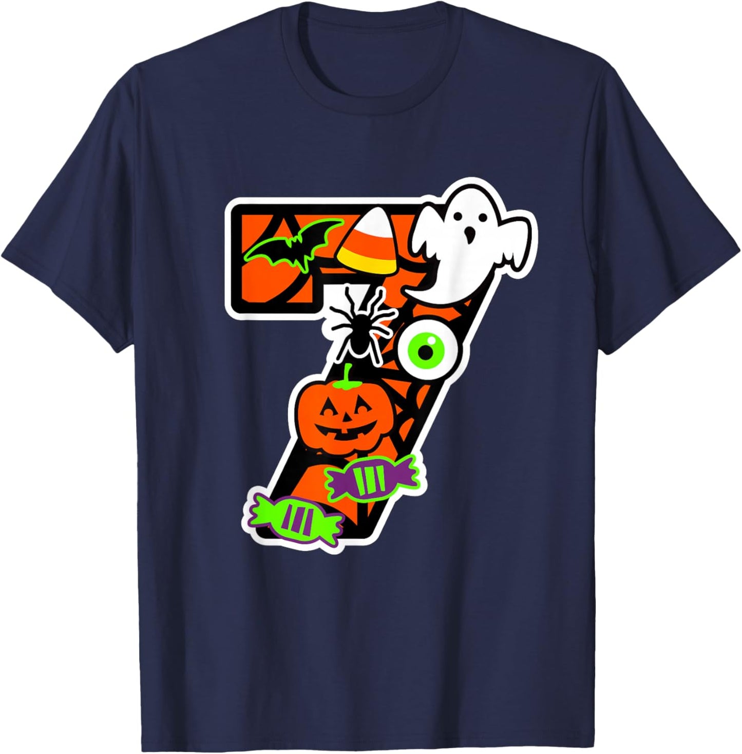 Funny 67 Six Seven Meme Couple Matching Halloween Costume T-Shirt - T-Shirt | Navy