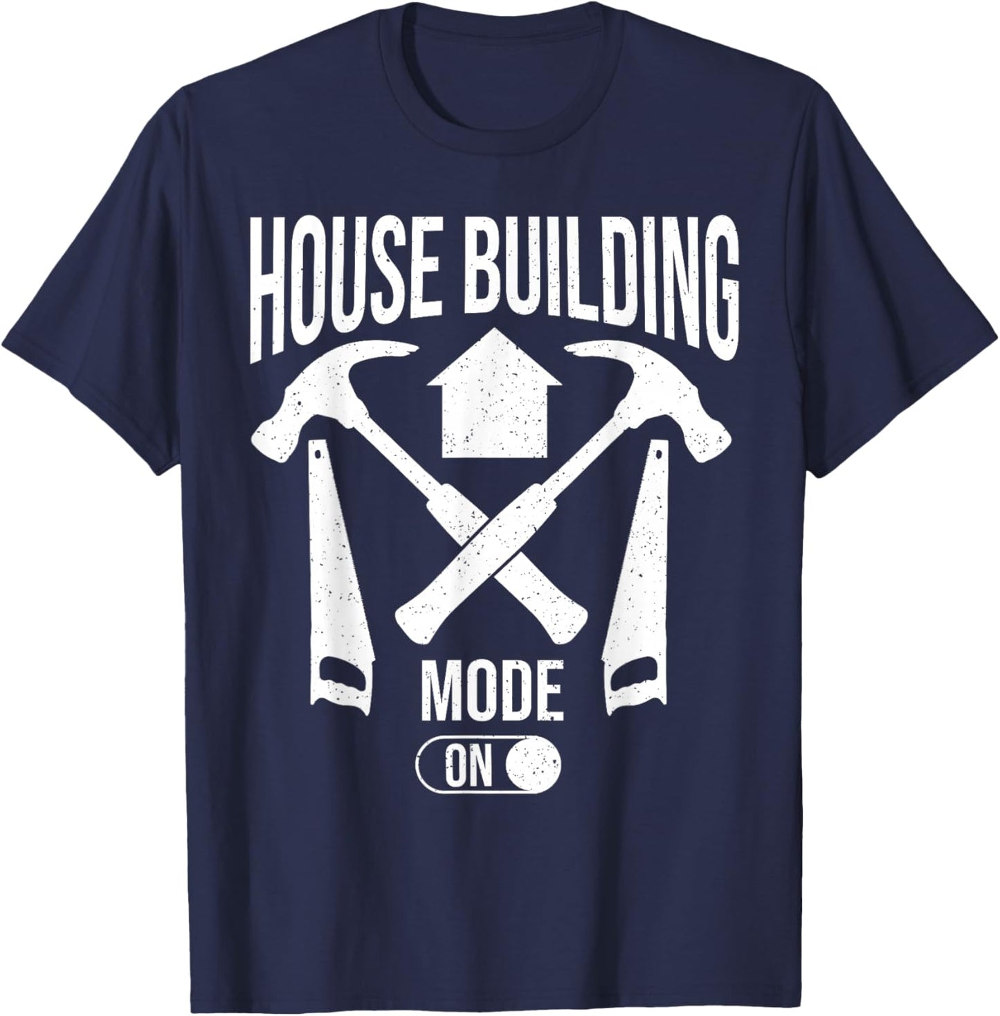 House Builder Carpenter Contractor Construction T-Shirt - T-Shirt | Navy