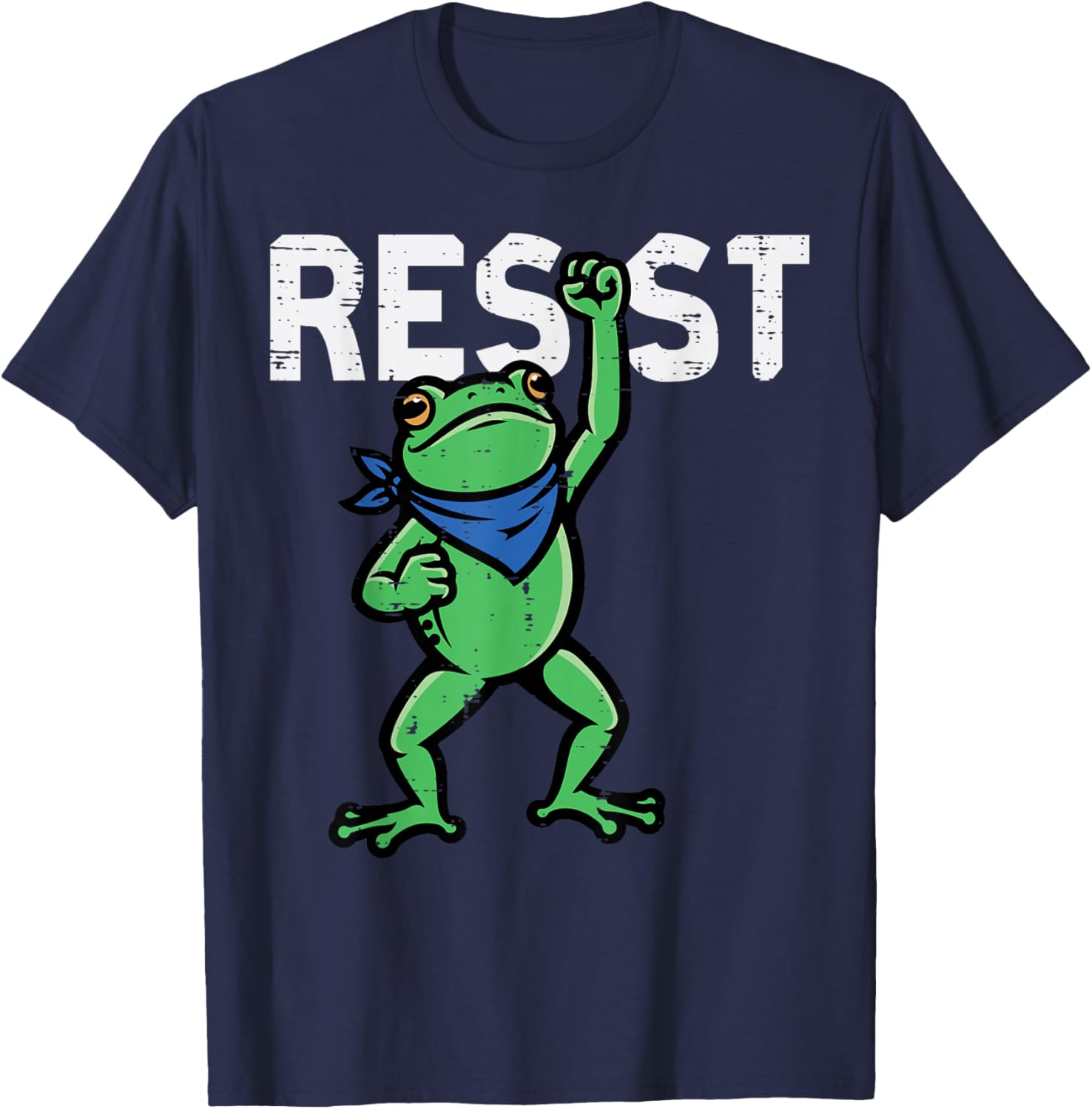 Resist Protest Frog Fist Equality Civil Rights Women Men Kid T-Shirt - T-Shirt | Navy