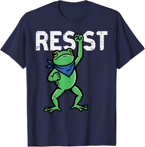 Resist Protest Frog Fist Equality Civil Rights Women Men Kid T-Shirt - T-Shirt | Navy