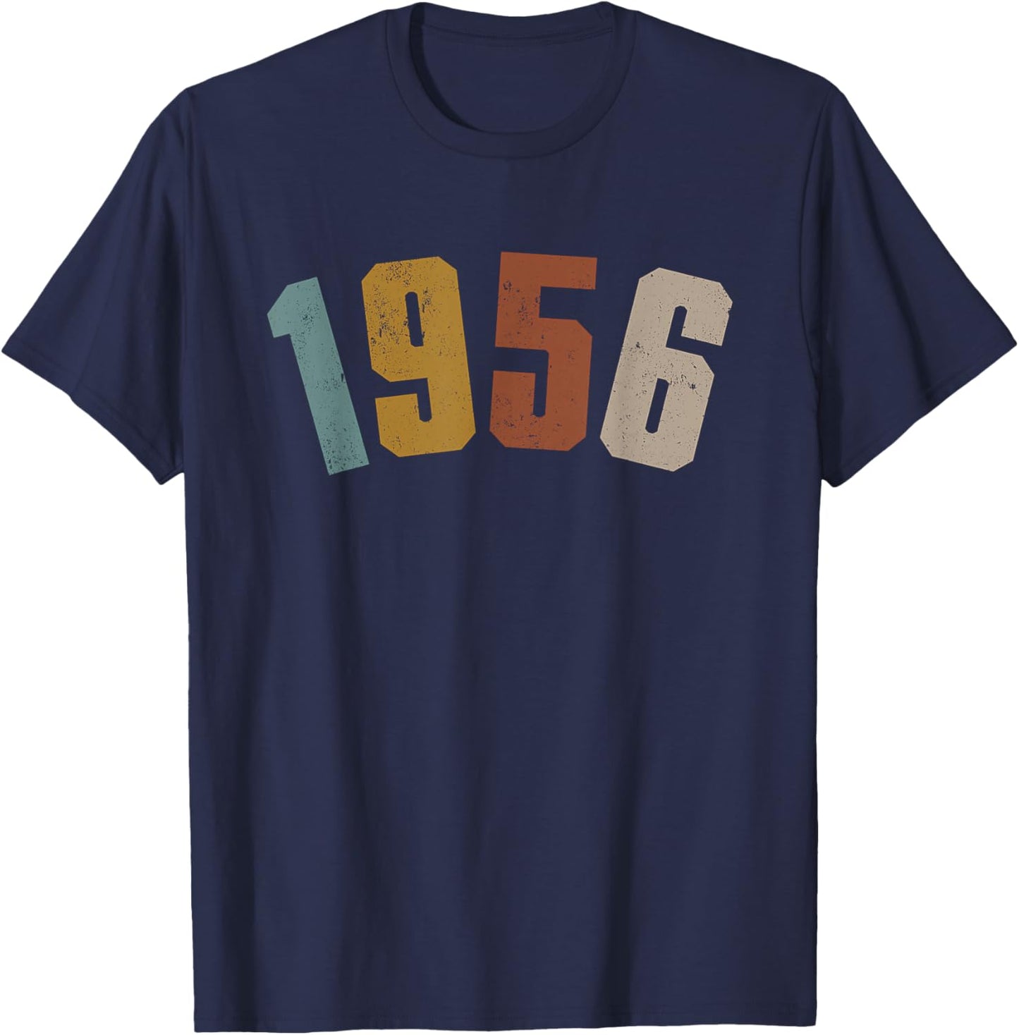 1956 Retro Vintage 70th Birthday Gift Women Classic T-Shirt - T-Shirt | Navy