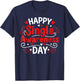 Single Awareness Day Funny Anti-Valentine Humor Design T-Shirt - T-Shirt | Navy