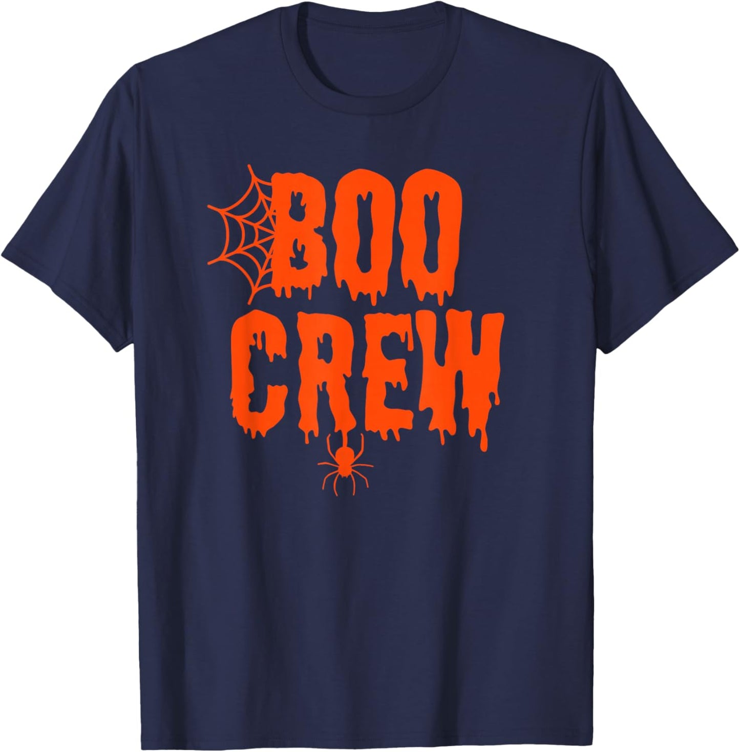 Boo Crew Funny Halloween Shirt for Group Costume Family T-Shirt - T-Shirt | Navy