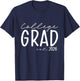 Funny 2026 College Graduate Graduation Grad Students Seniors T-Shirt - T-Shirt | Navy