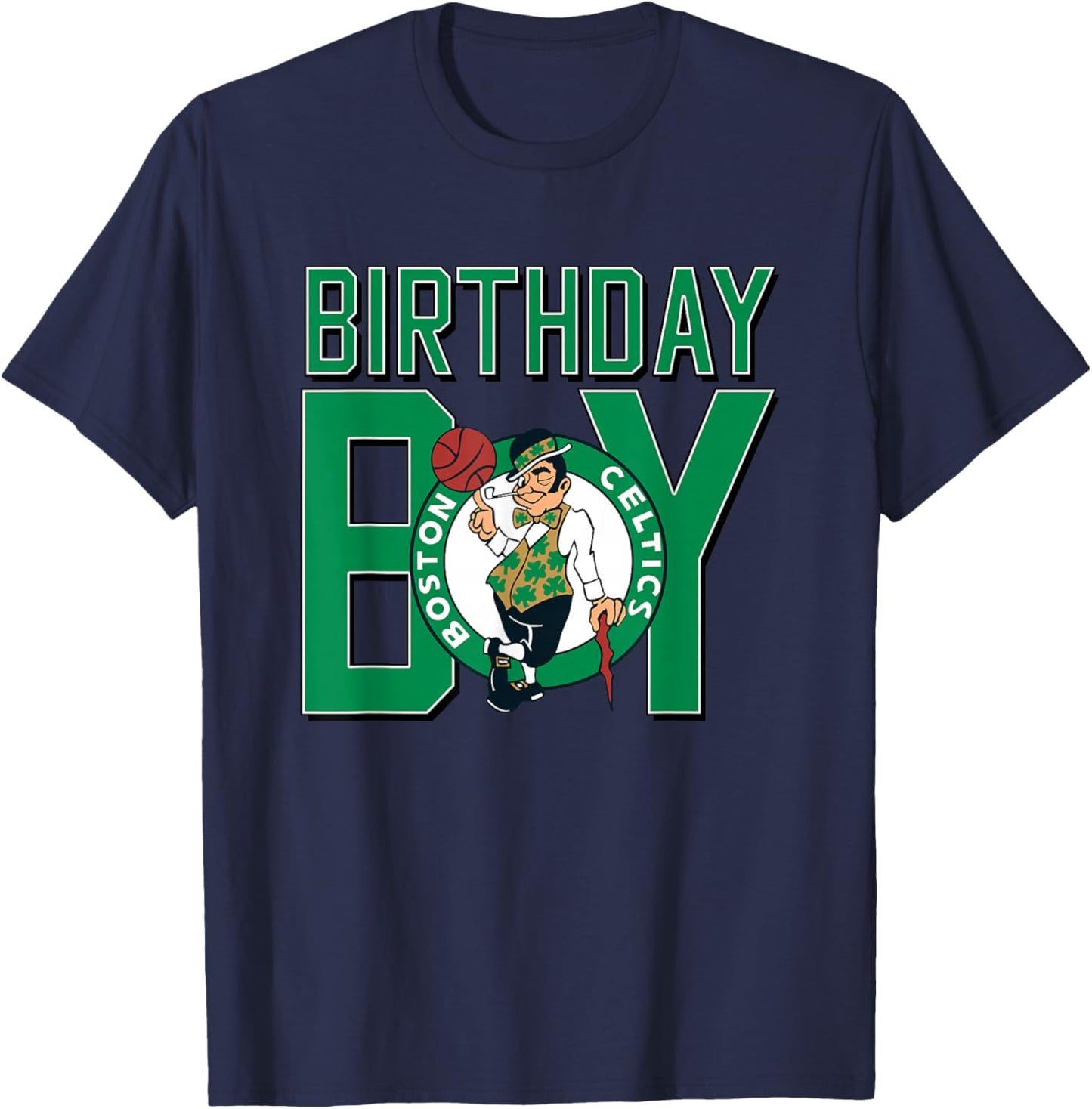 NBA Boston Celtics Birthday B-Day Boy T-Shirt - T-Shirt | Navy