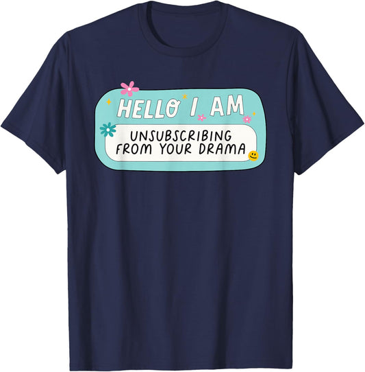 Funny Design T-Shirt - T-Shirt | Navy