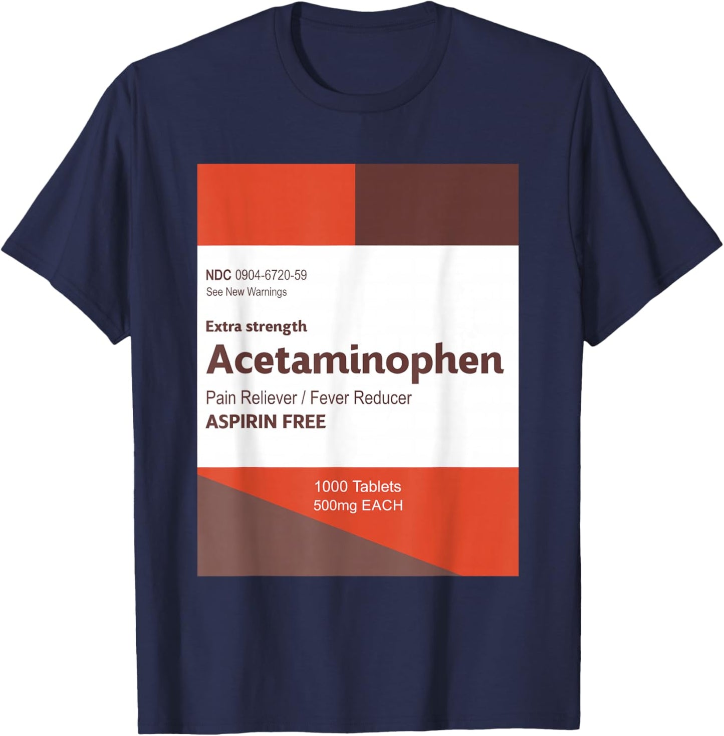Pharmacy Medical Halloween Costume Nurse Propofol Matching T-Shirt - T-Shirt | Navy