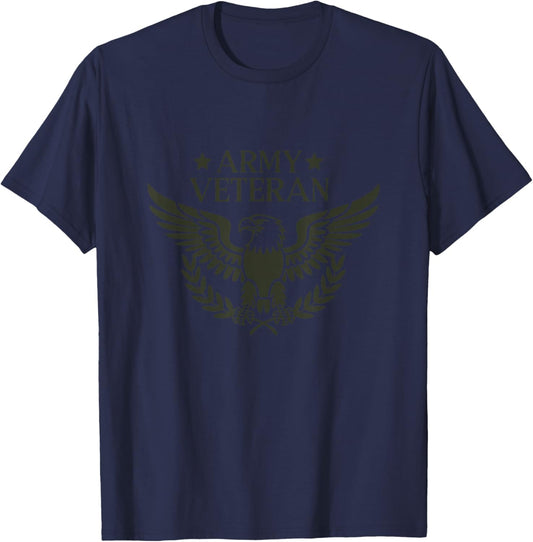 Army Veteran Patriotic Eagle Soldiers Veterans US Army T-Shirt - T-Shirt | Navy