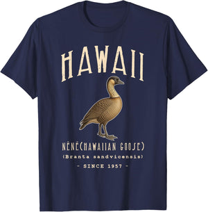 Hawaii NENE Hawaiian Goose T-Shirt - T-Shirt | Navy