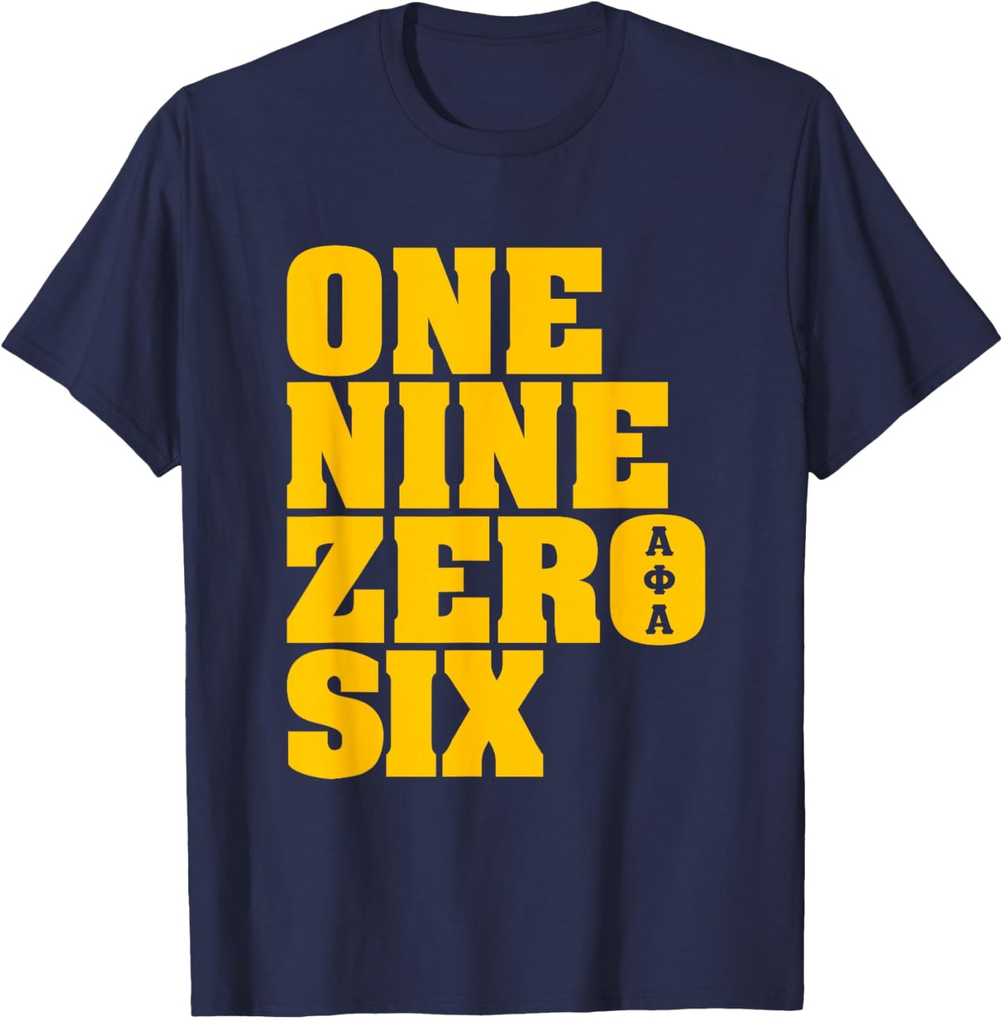 Alpha African 1906 Fraternity Matching T-Shirt - T-Shirt | Navy