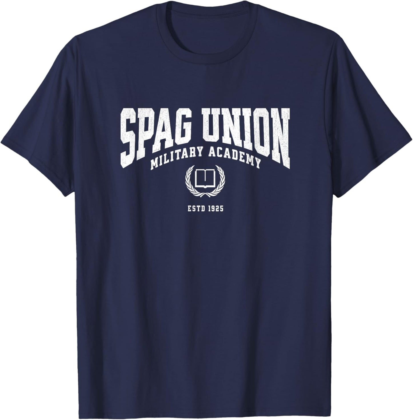 Spag Union Military Academy - ESTD 1925 T-Shirt - T-Shirt | Navy