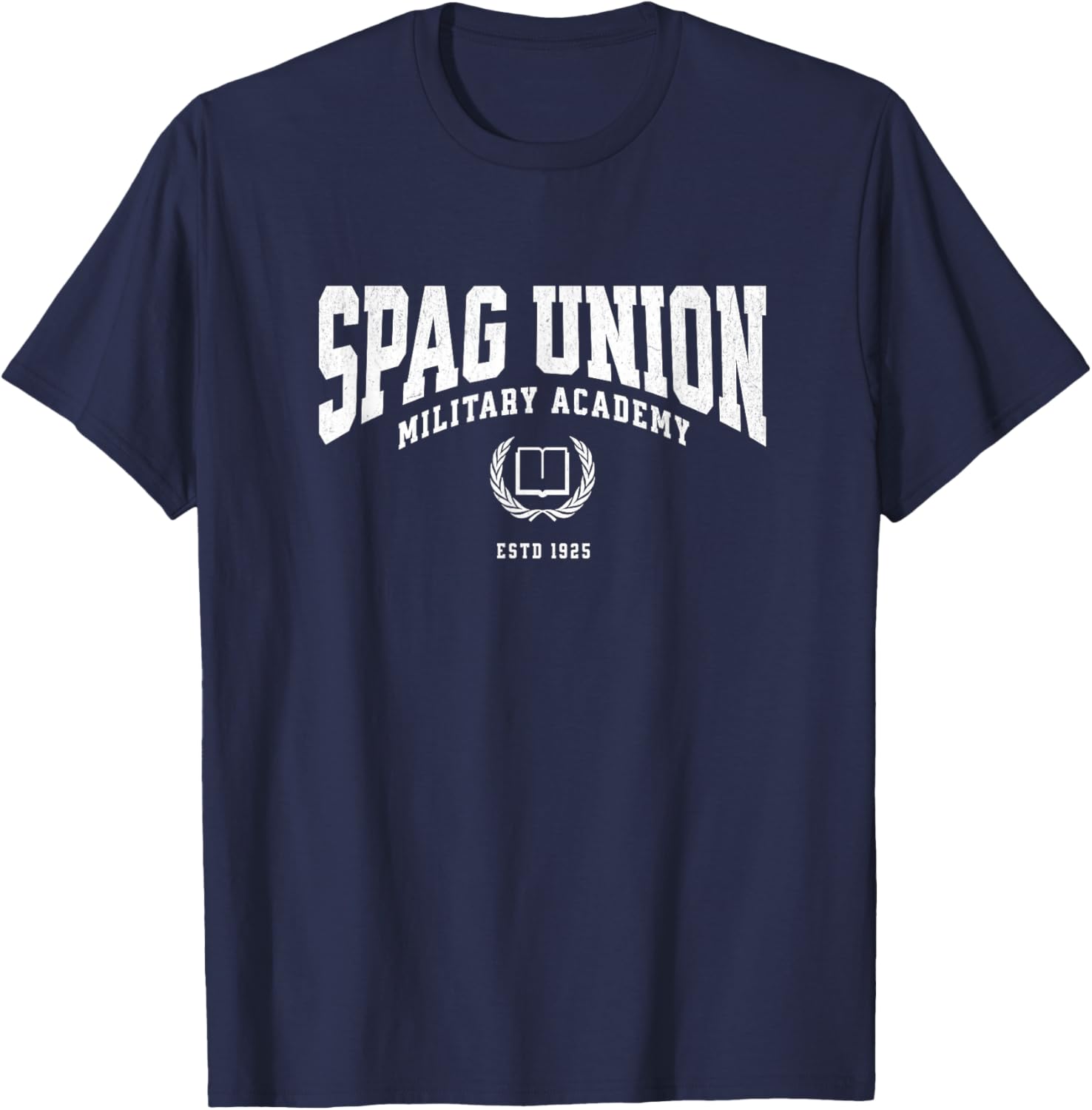 Spag Union Military Academy - ESTD 1925 T-Shirt - T-Shirt | Navy