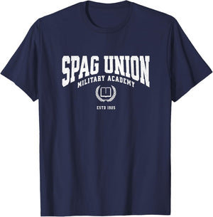 Spag Union Military Academy - ESTD 1925 T-Shirt - T-Shirt | Navy