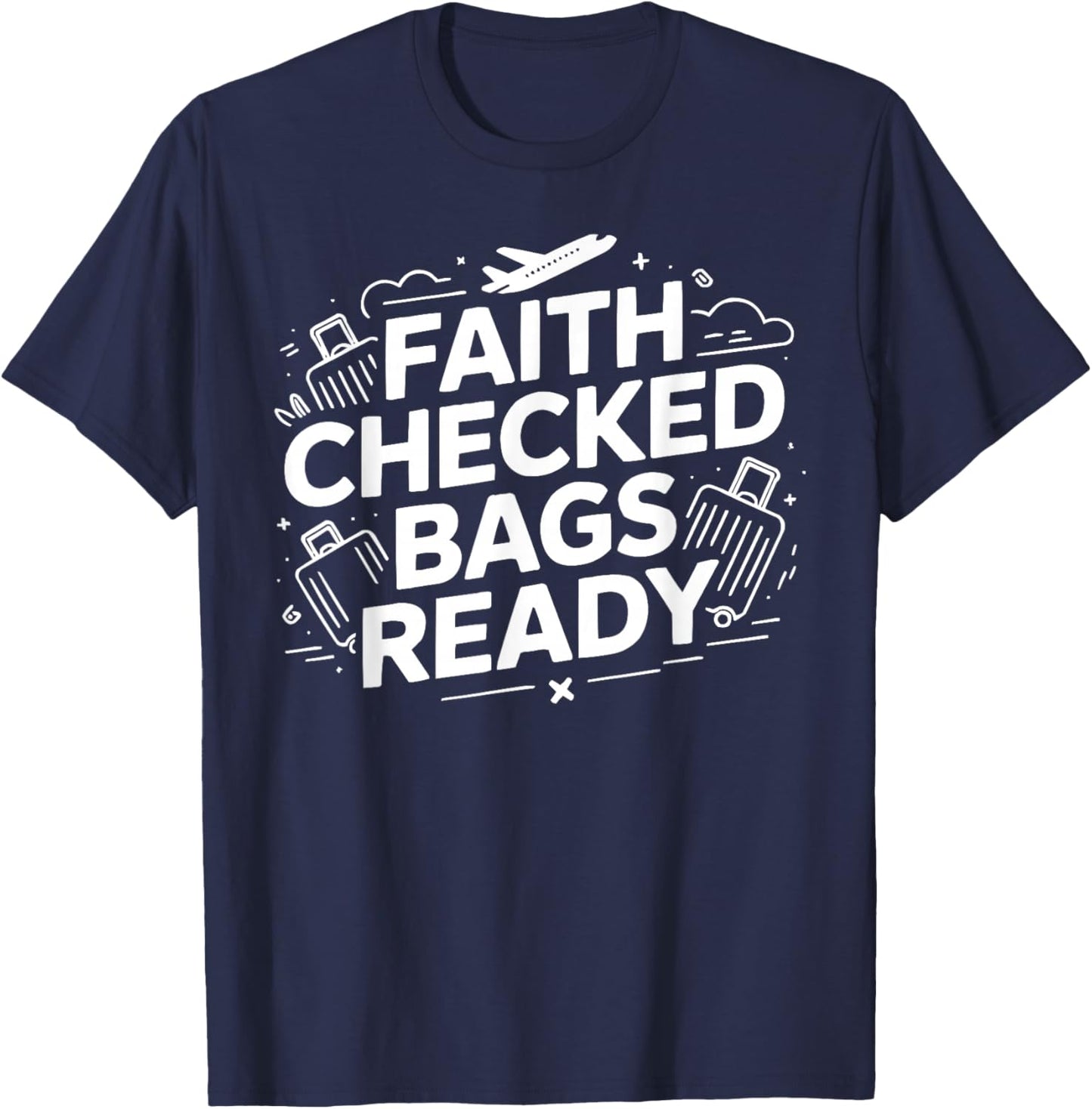 Rapture Ready Second Coming Christian Bible Prophecy T-Shirt - T-Shirt | Navy