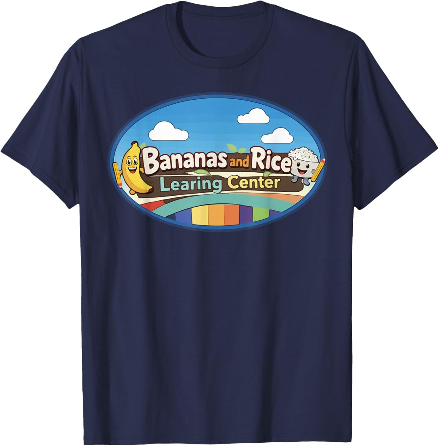 Bananas and Rice Learing Center T-Shirt - T-Shirt | Navy