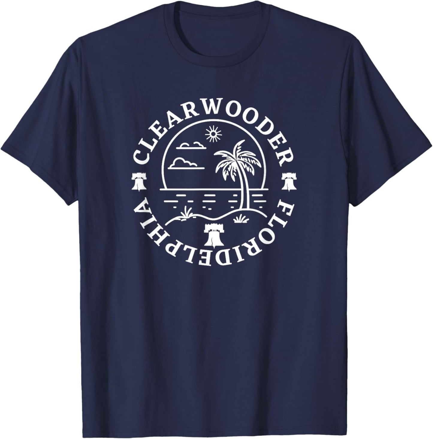 Clearwooder Funny Philly Slang Philadelphia Clearwater FL T-Shirt - T-Shirt | Navy