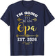 I'm Going to Be Opa Grandpa Est 2026 Decor Announce T-Shirt - T-Shirt | Navy