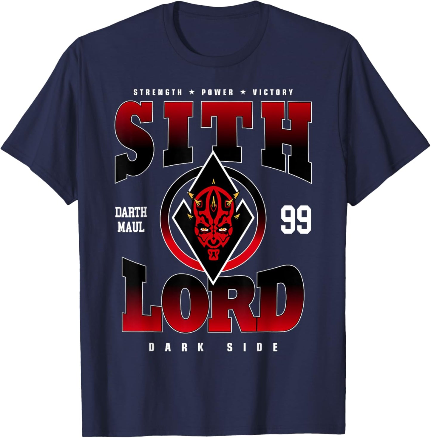 Star Wars Darth Maul: Shadow Lord Sith Lord Dark Side 99 T-Shirt - T-Shirt | Navy