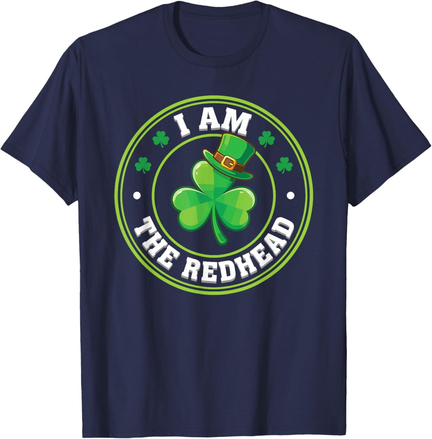 Funny Dibs On The Redhead I Am The Redhead Women Men Kids T-Shirt - T-Shirt | Navy