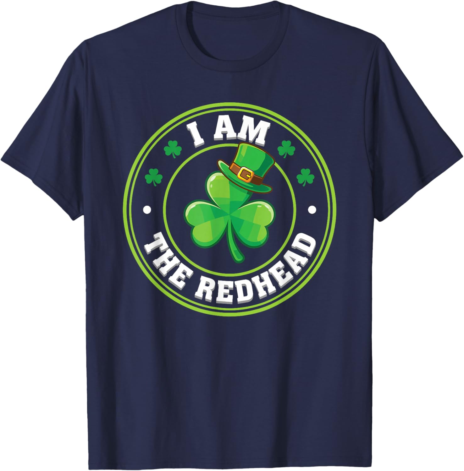 Funny Dibs On The Redhead I Am The Redhead Women Men Kids T-Shirt - T-Shirt | Navy