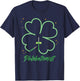 St Patrick’s Day Phlebotomist Shamrock Nurse Men Women T-Shirt - T-Shirt | Navy