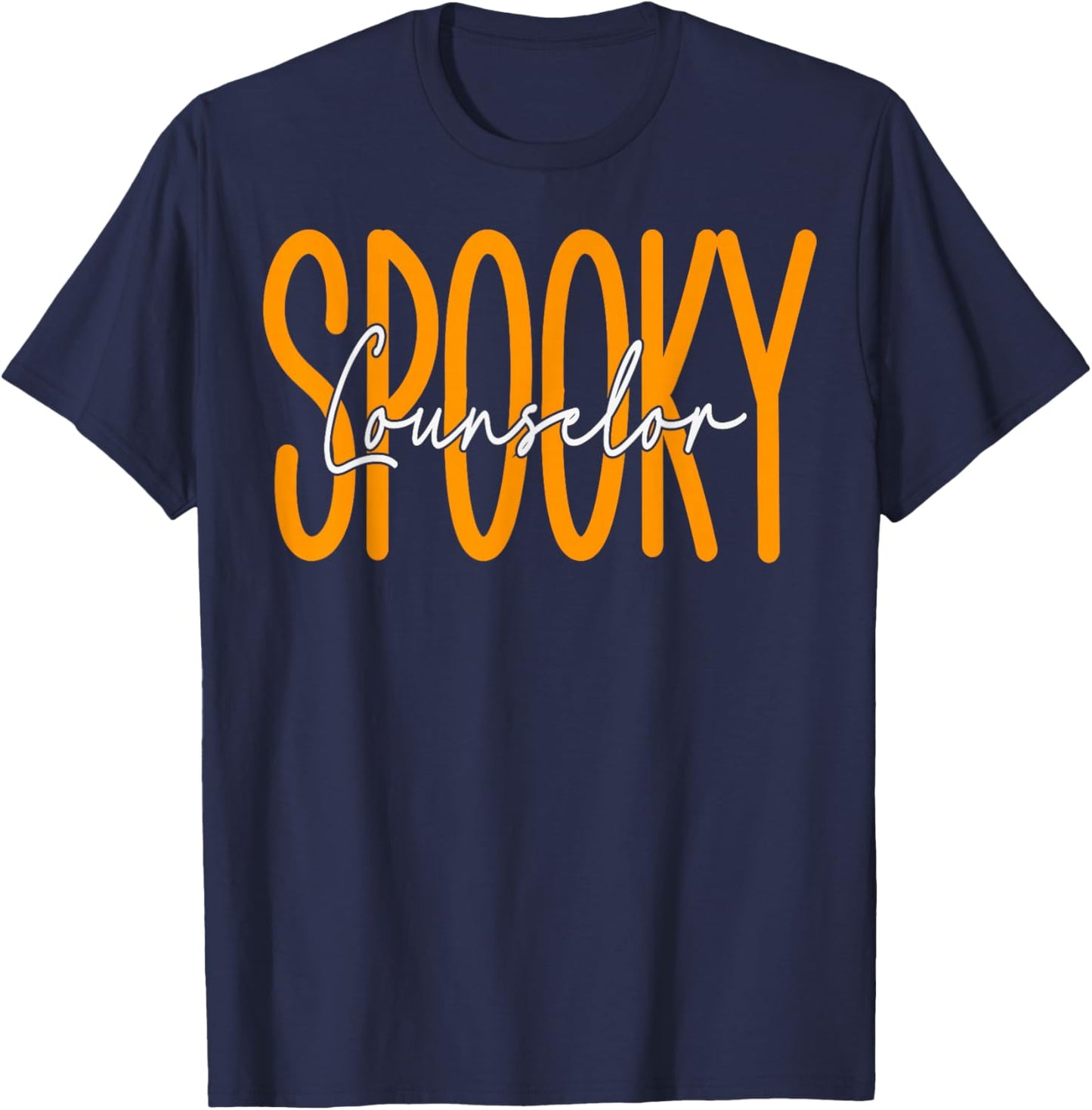 Counselor Spooky Halloween Funny School Costume T-Shirt - T-Shirt | Navy