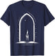 Imbolc Candle Symbol Seasonal Light Motif Pagan Festival T-Shirt - T-Shirt | Navy