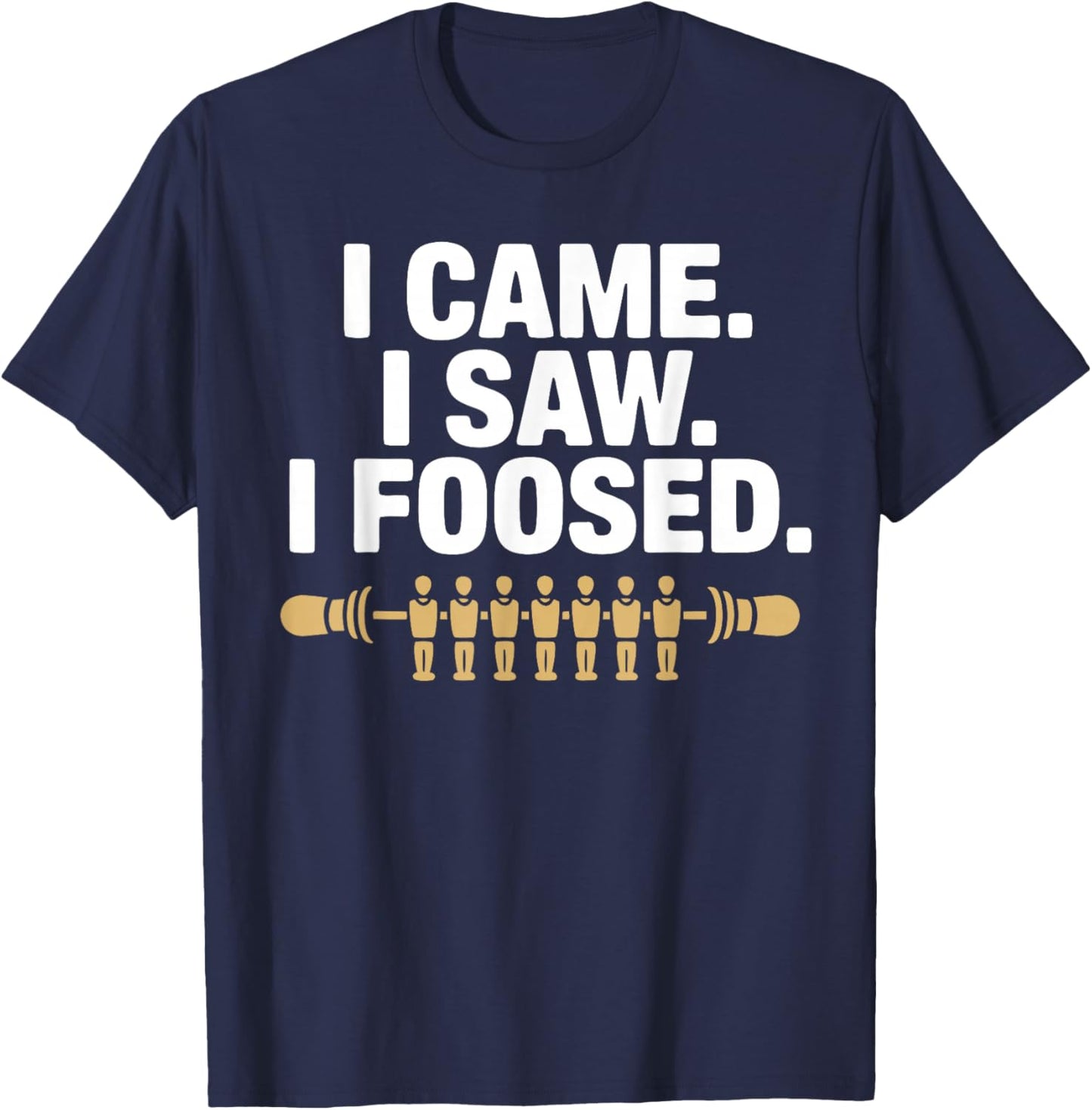 Foosball Table Play Foosball T-Shirt - T-Shirt | Navy