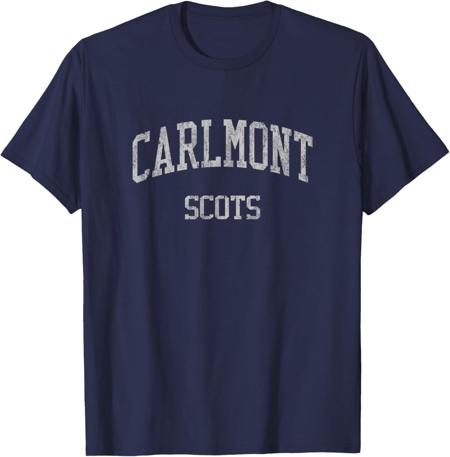 Carlmont High School HS Belmont CA Vintage Sports T-Shirt - T-Shirt | Navy