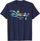 Disney Princess Letters Logo Family Trip Matching 2026 T-Shirt - T-Shirt | Navy