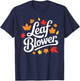 Very Spooktacular Fall Leaf Blower Sucking Leaf Blowers T-Shirt - T-Shirt | Navy