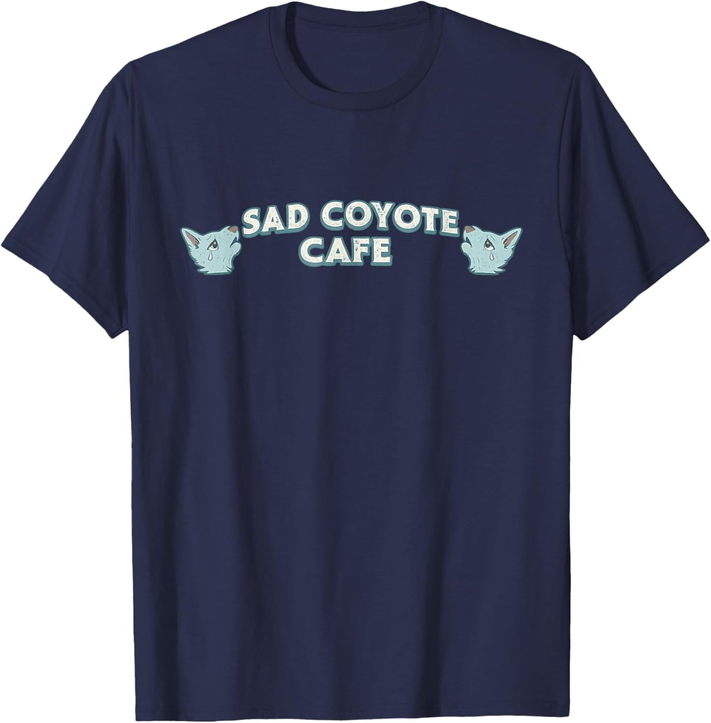 Sad Coyote Cafe T-Shirt - T-Shirt | Navy