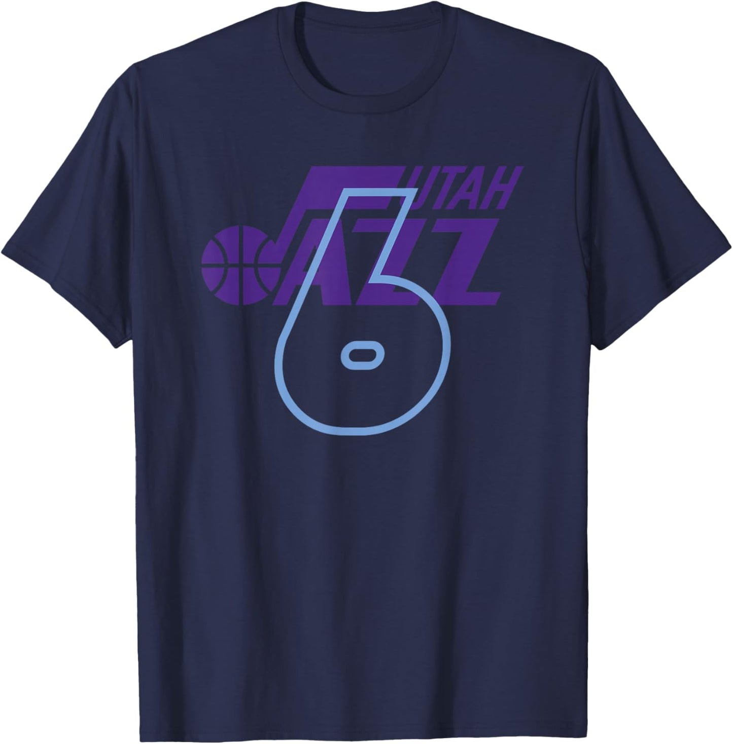 NBA Official Utah Jazz 6-7 Craze Attack T-Shirt - T-Shirt | Navy
