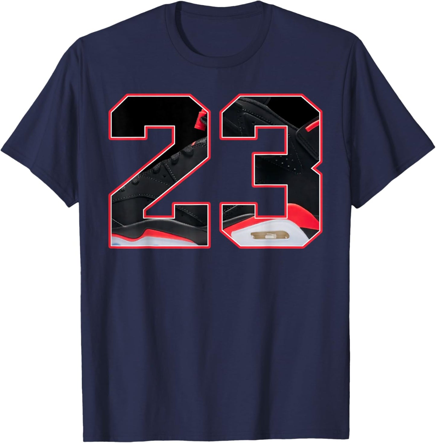 Black Infrared 6s Matching Outfits T-Shirt - T-Shirt | Navy