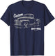 Classic Custom 3100 Truck 1947-1950 3100 Truck Silhouette T-Shirt - T-Shirt | Navy