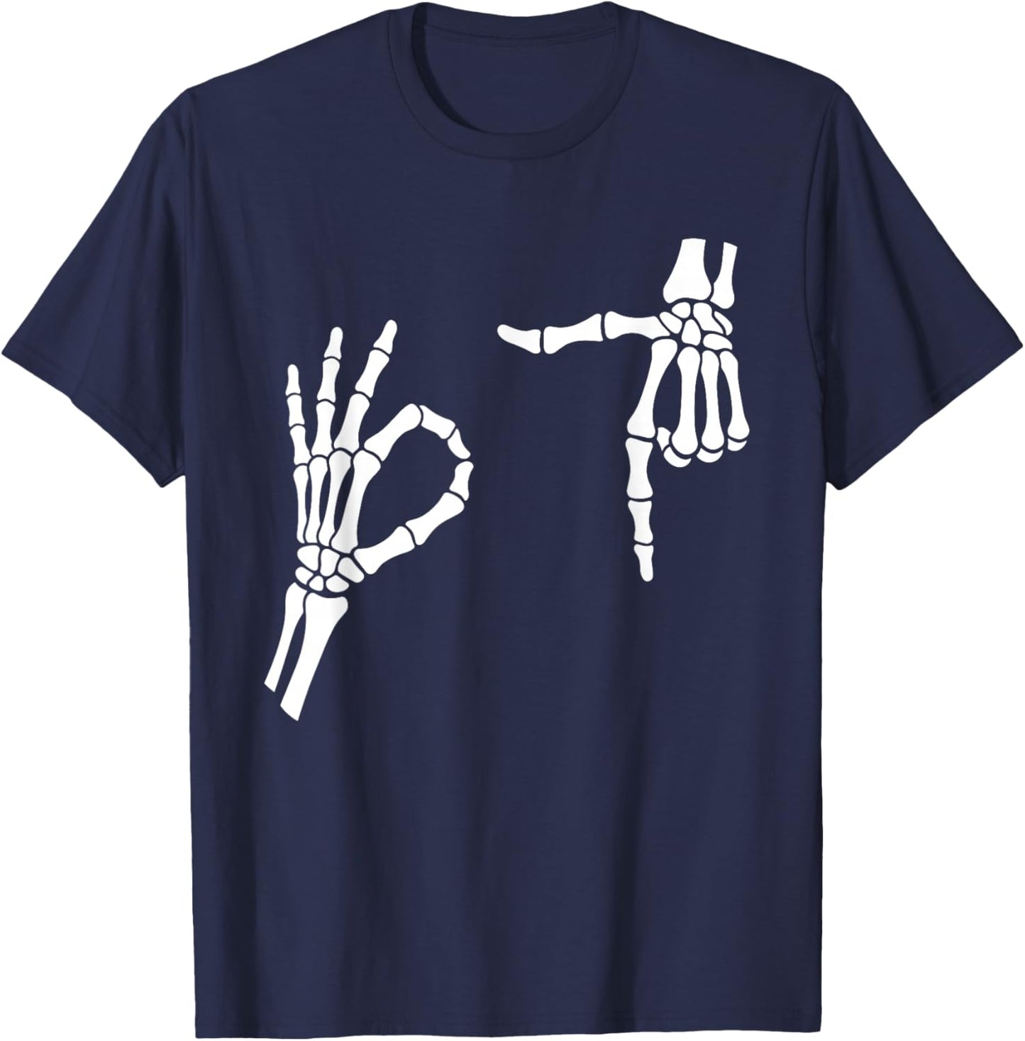 67 Skeleton Funny Six Seven Meme Gen Alpha Slang Halloween T-Shirt - T-Shirt | Navy