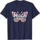Monica Butterfly - Personalized Cute Name Word Art T-Shirt - T-Shirt | Navy