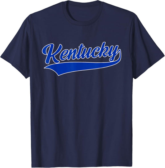 Kentucky - Throwback Design - Classic T-Shirt - T-Shirt | Navy