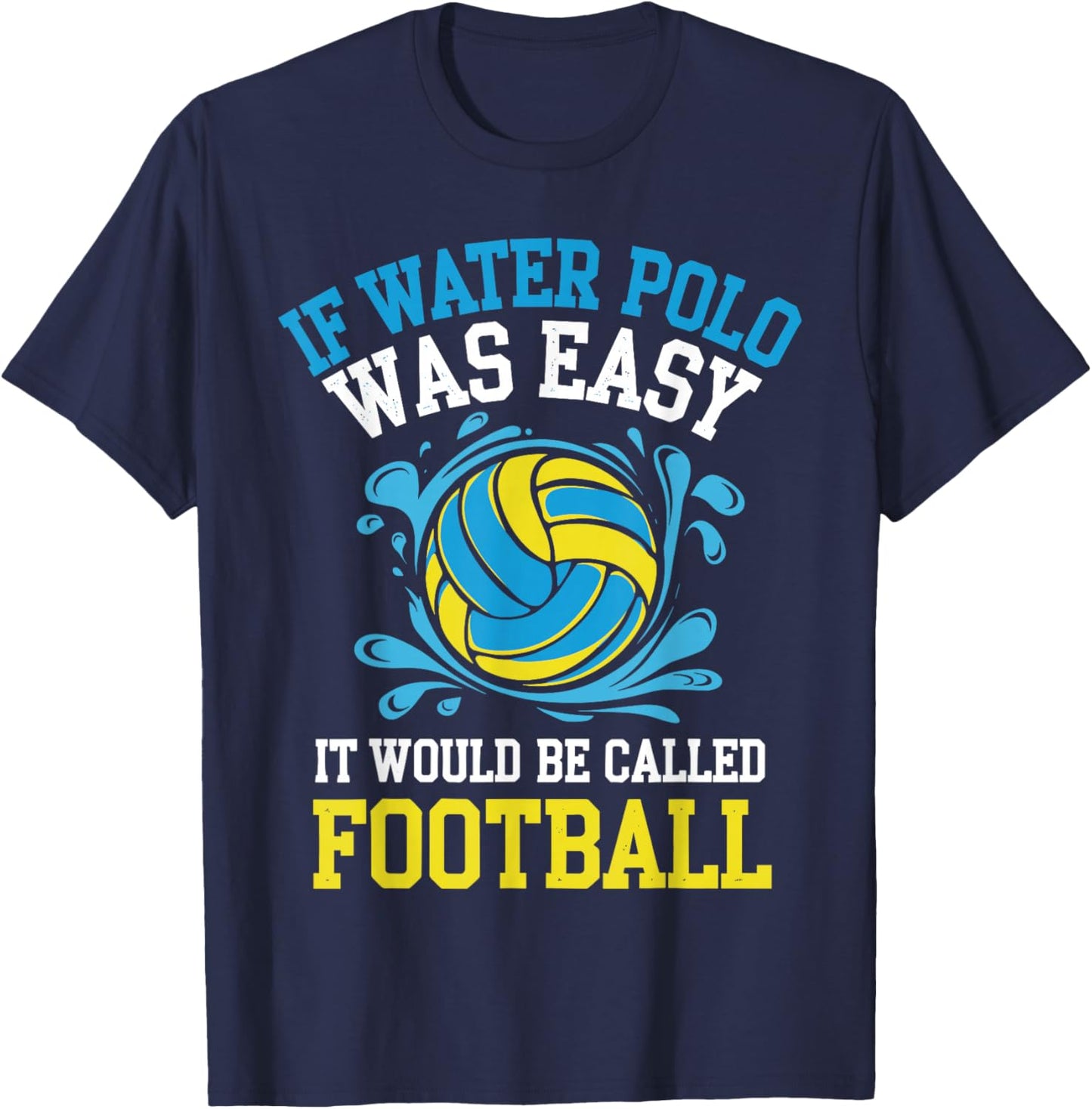 Water Polo Art Women Water Polo Player Waterpolo T-Shirt - T-Shirt | Navy