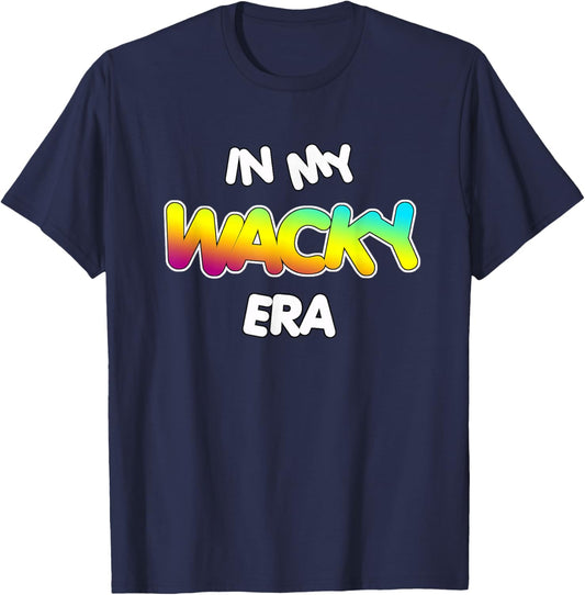 in My Wacky Era Kids and Teachers | Mismatch Day Spirit Week T-Shirt - T-Shirt | Navy