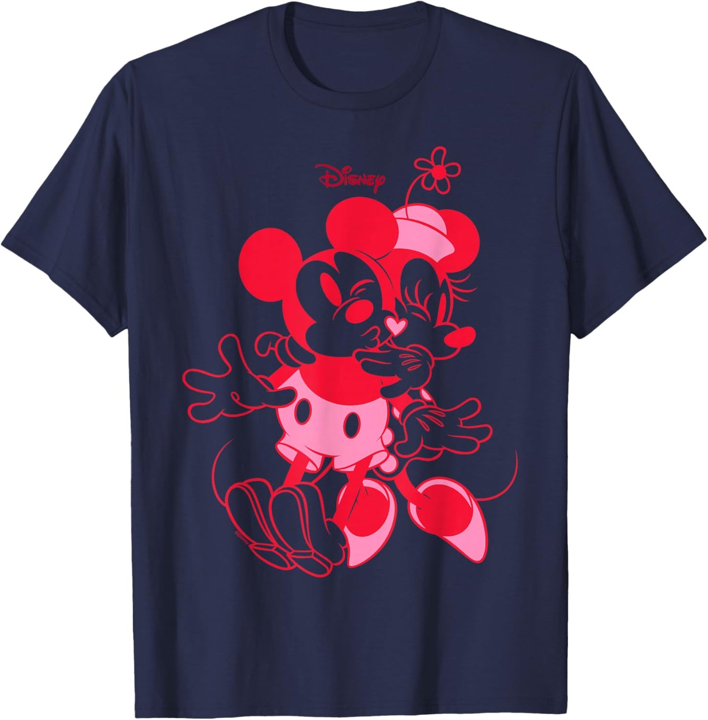 Disney Mickey and Friends Minnie Lovers Heart T-Shirt - T-Shirt | Navy