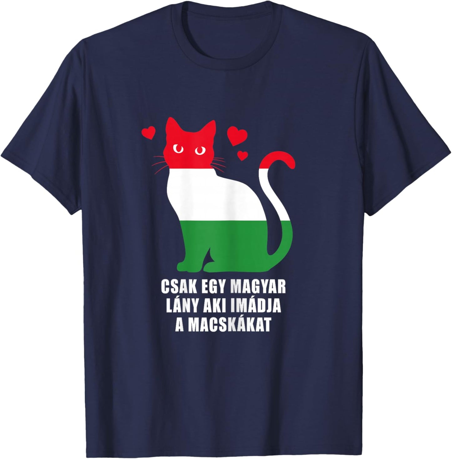 – Magyar Flag T-Shirt - T-Shirt | Navy