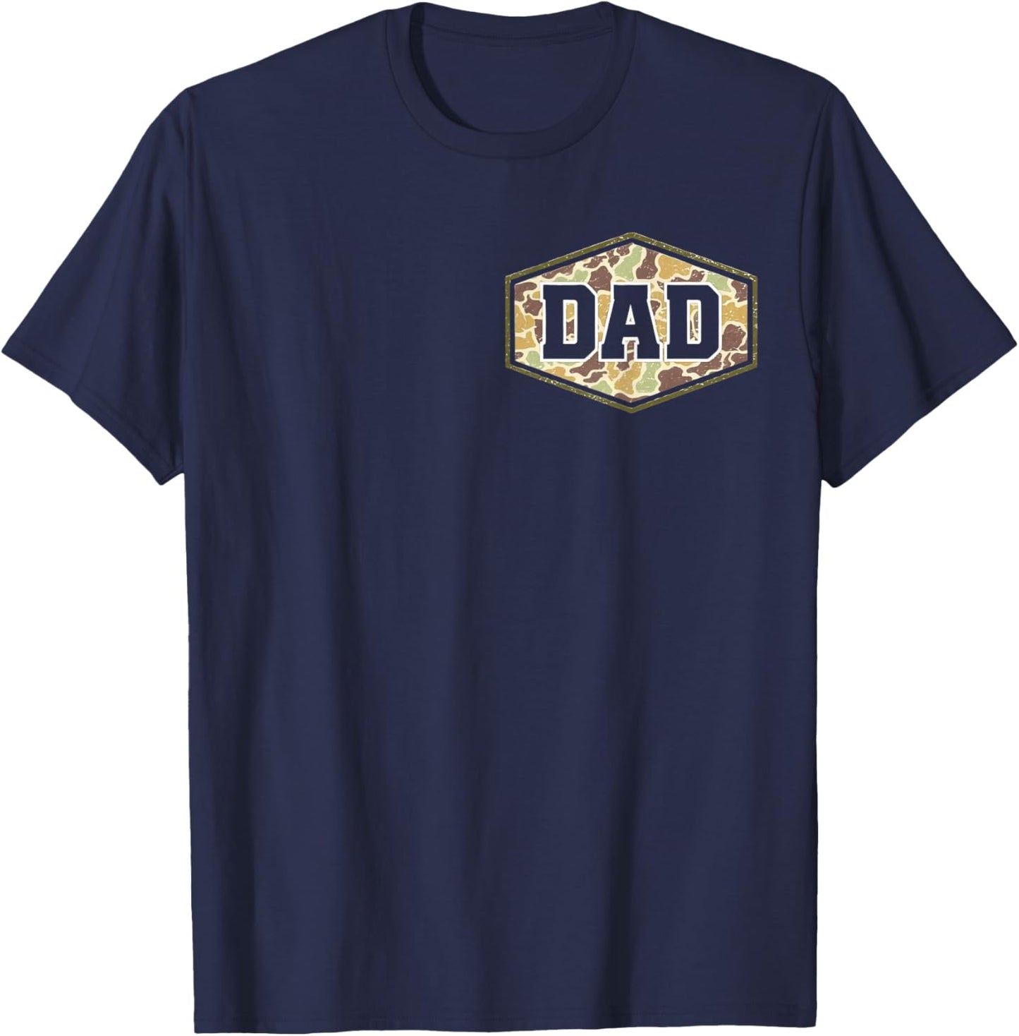 Dad, Duck Camo Father’s Day T-Shirt - T-Shirt | Navy